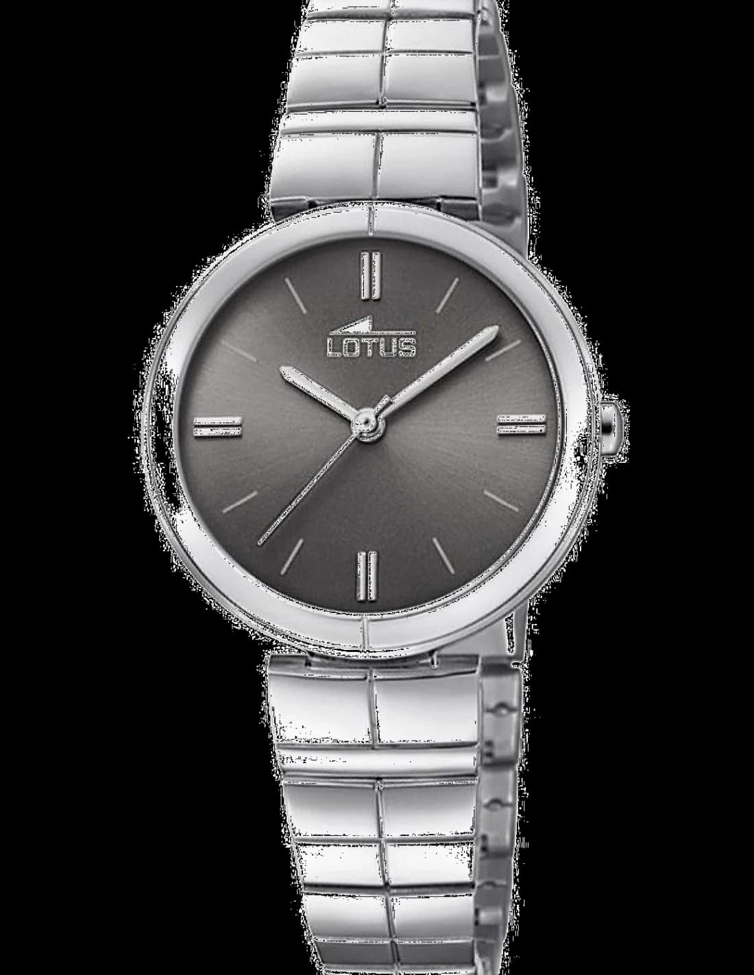 Montre Lotus L18431/2 au cadran argenté et aiguilles dorées, style élégant et raffiné