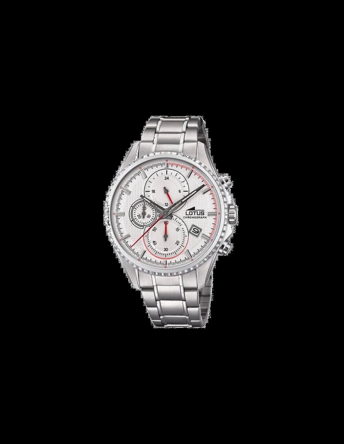 Montre Lotus L18526/1 au cadran blanc et index dorés, style classique élégant