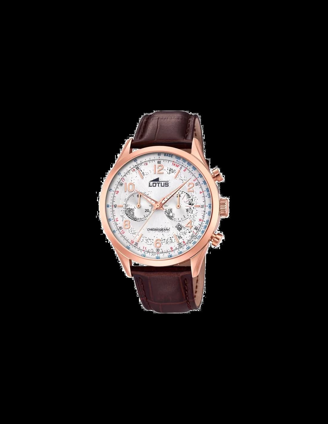 Montre Lotus L18558/1 au cadran bleu soleil et index appliqués, style smart casual chic