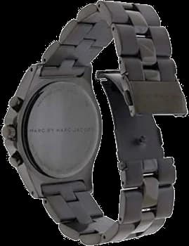 Cadran Marc Jacobs MBM3083 avec compteurs chronographe et date à 4h30, aiguilles luminescentes