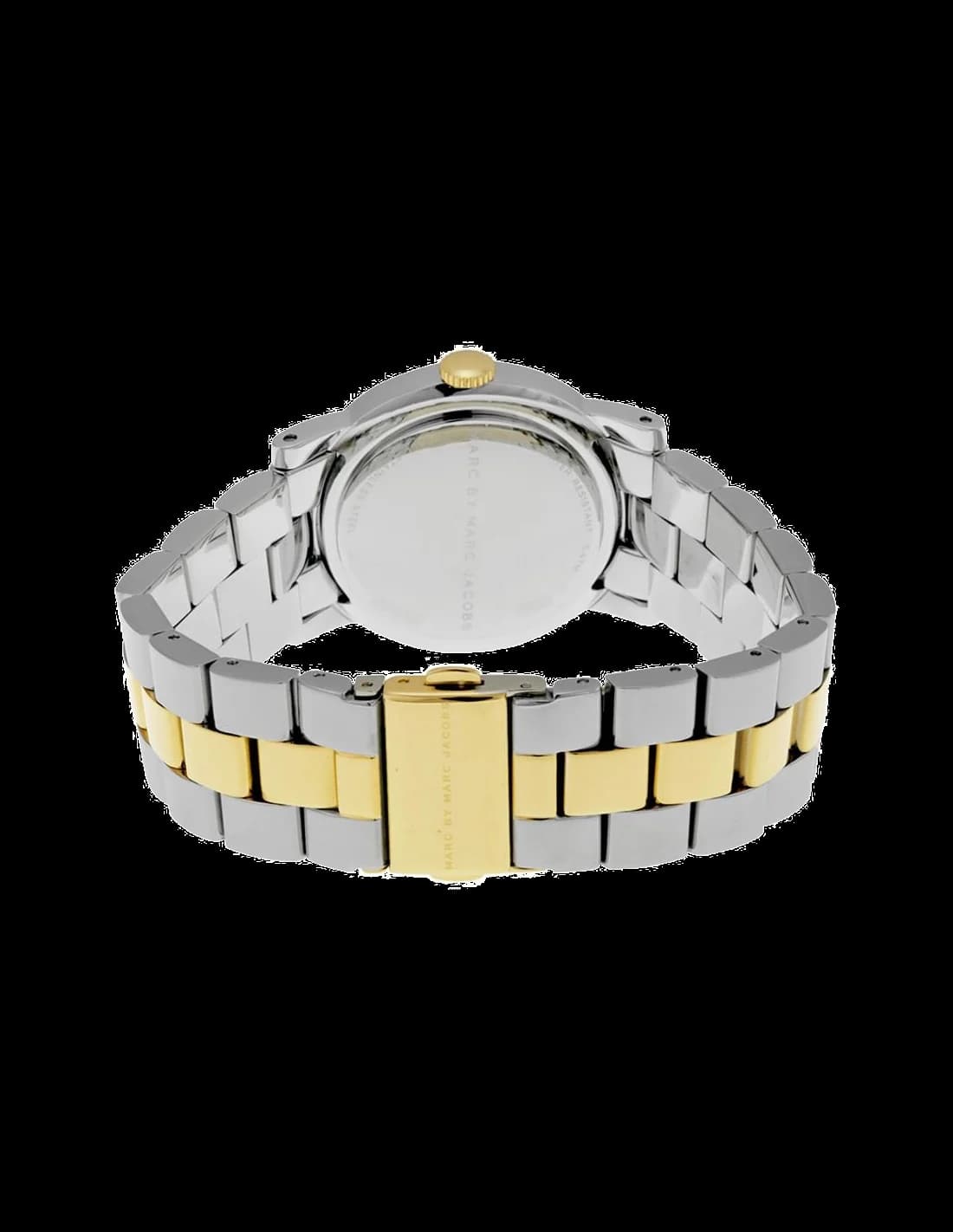 Bracelet Marc Jacobs MBM3139 en acier inoxydable bicolore avec fermoir déployante