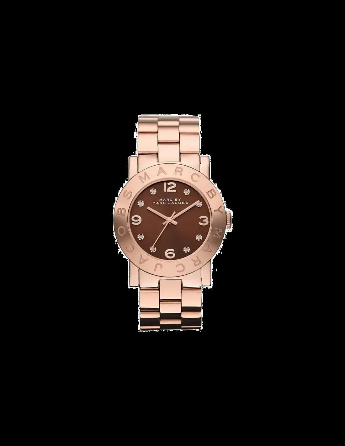 Montre Marc Jacobs MBM3167 acier et cadran chocolat, design élégant et contemporain pour un style chic au quotidien