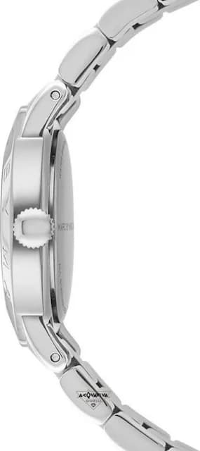 Cadran Marc Jacobs MBM3214 avec index bâtons et aiguilles dauphine, date à 3h, design épuré