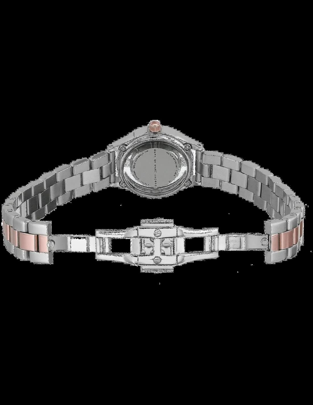 Bracelet Marc Jacobs MBM3418 en cuir marron clair avec boucle ardillon, matière souple et élégante