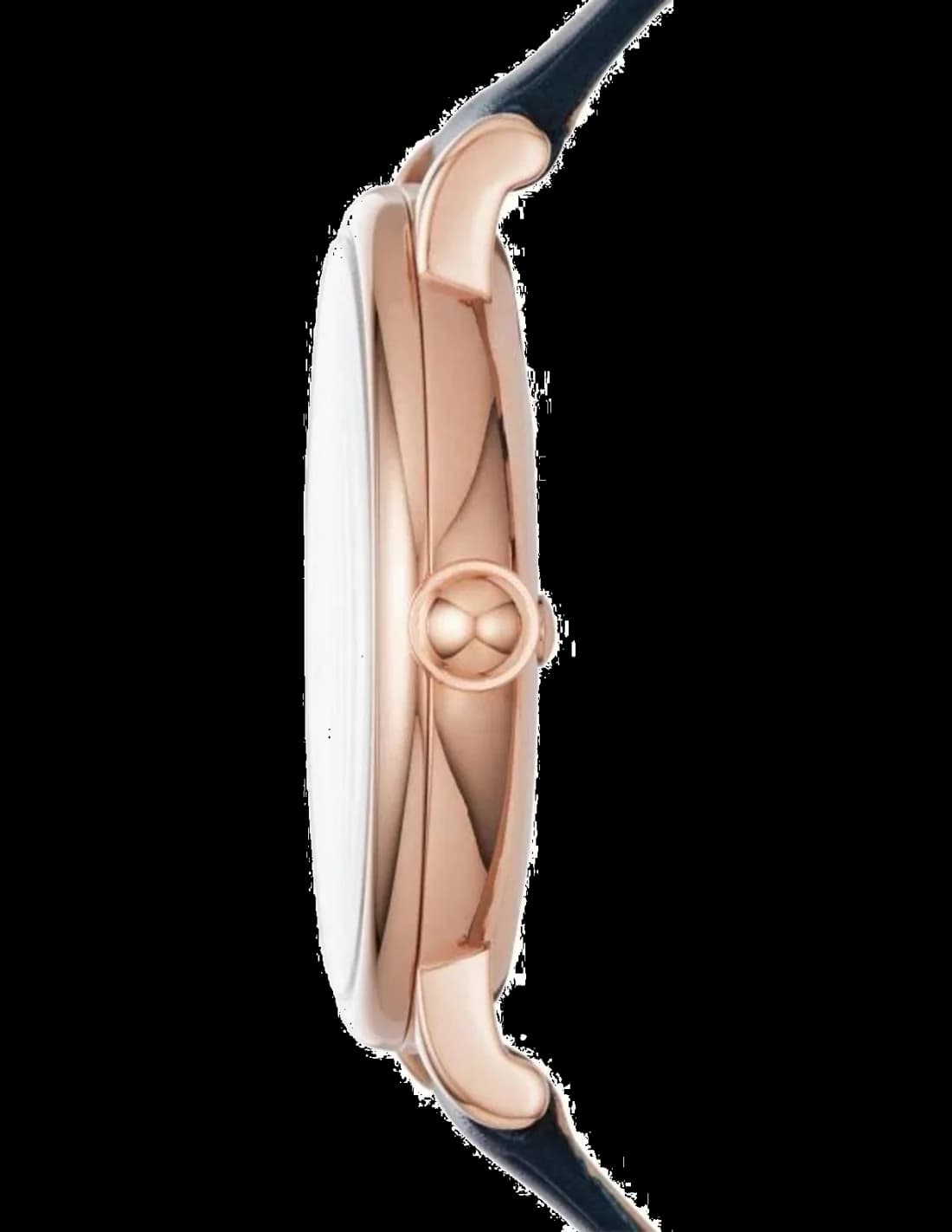 Bracelet Marc Jacobs MJ1534 en cuir bleu nuit assorti au cadran et boucle ardillon