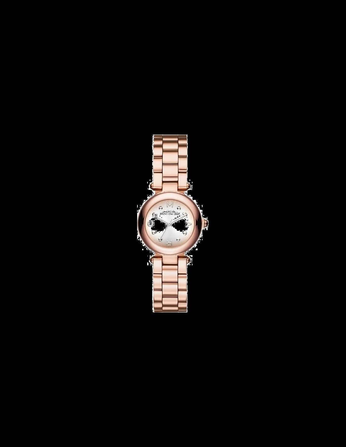 Montre Marc Jacobs MJ3452 avec cadran blanc et finition or rose élégante