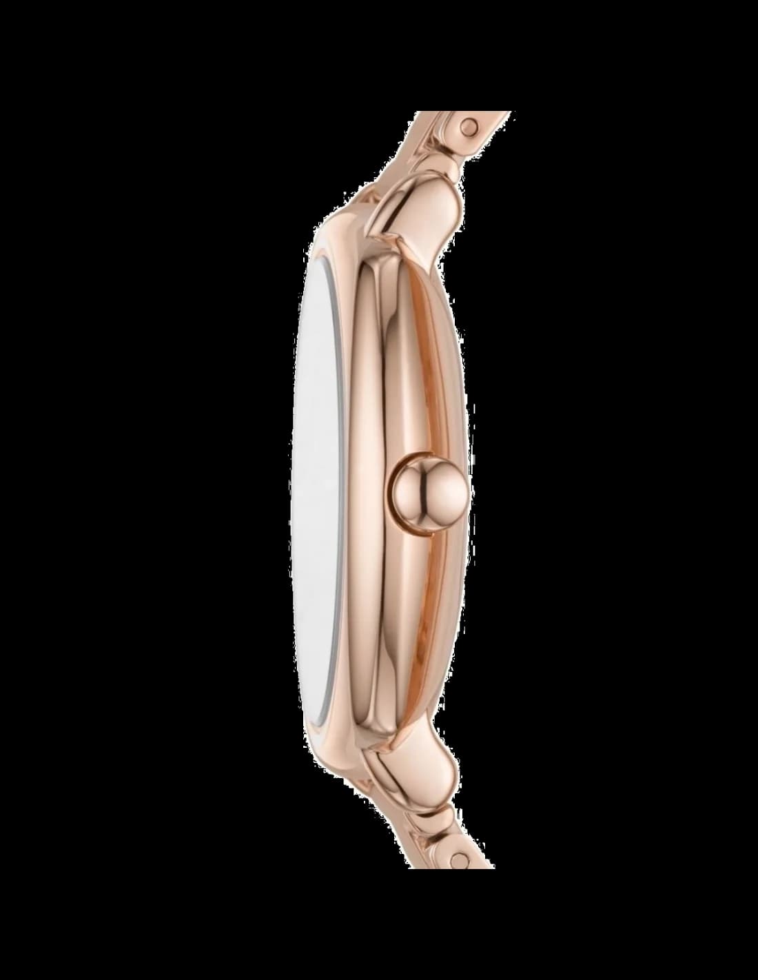 Cadran Marc Jacobs MJ3574 au fini soleillé or rose, index appliqués et aiguilles dauphine, date à 3h pour un look raffiné