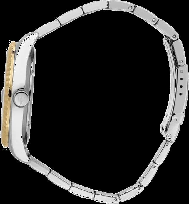 Bracelet Maserati R8853100027 bracelet acier bicolore à maillons mixtes et boucle déployante