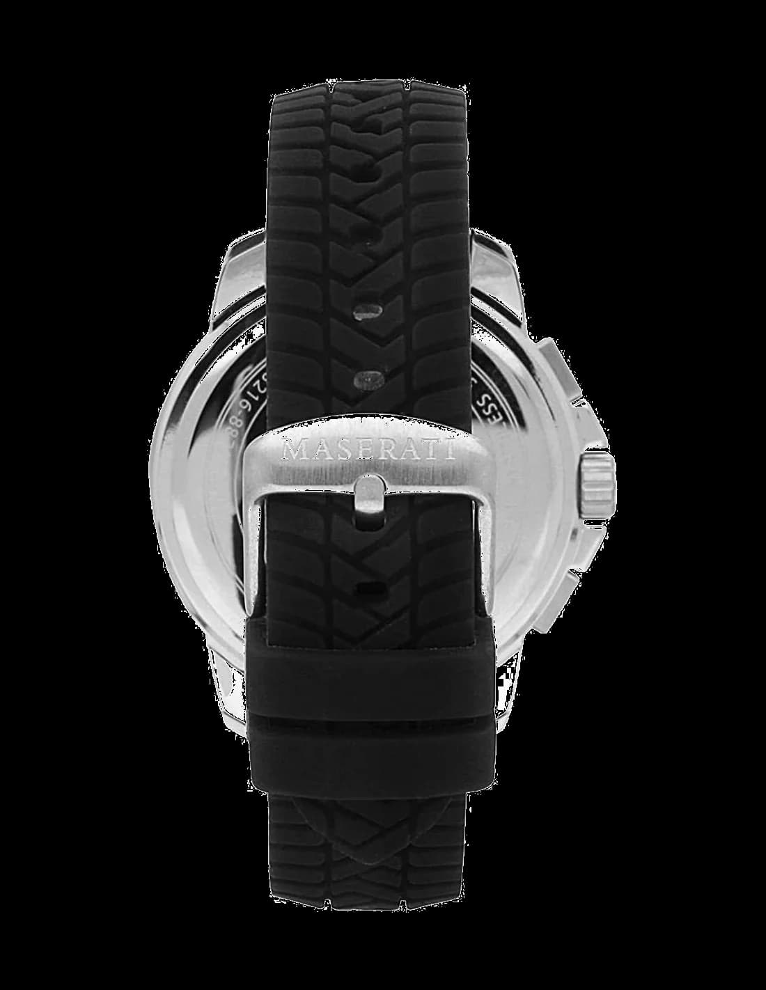 Cadran Maserati R8871621014 avec compteurs chronographe et date à 4h30, aiguilles luminescentes