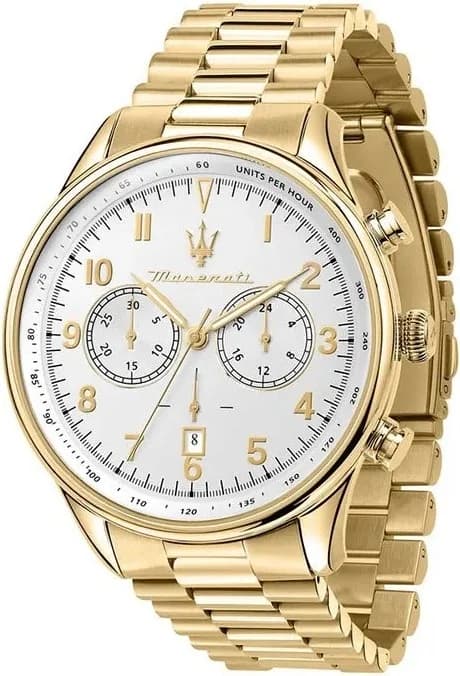 Montre Maserati R8873646003 avec cadran noir multifonctions et style sportif élégant