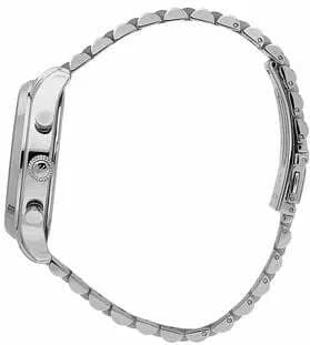 Bracelet Maserati R8873646005 en acier inoxydable brossé, maillons plats, fermoir déployant double sécurité gravé du logo