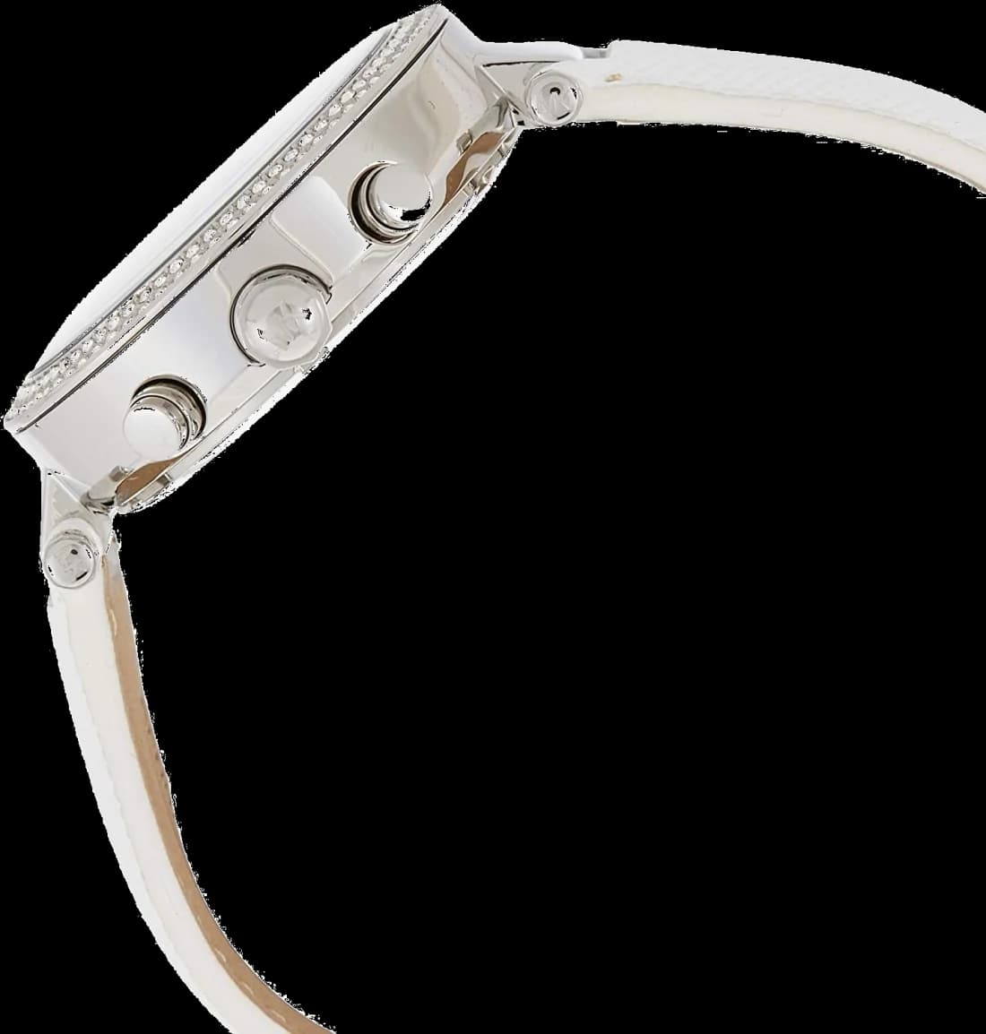 Cadran Michael Kors MK2277 arbore des index bâtons dorés et des aiguilles dauphine assorties