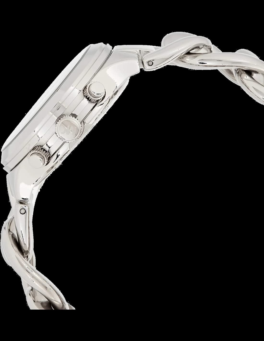 Bracelet Michael Kors MK3149 en acier inoxydable doré et argenté, maillons chaîne, fermoir déployante double sécurité