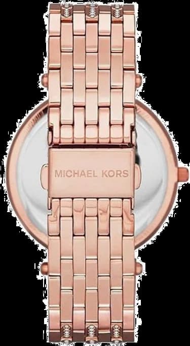 Montre Michael Kors Darci MK3220 Ornée de brillants bracelet acier or rose vue 3
