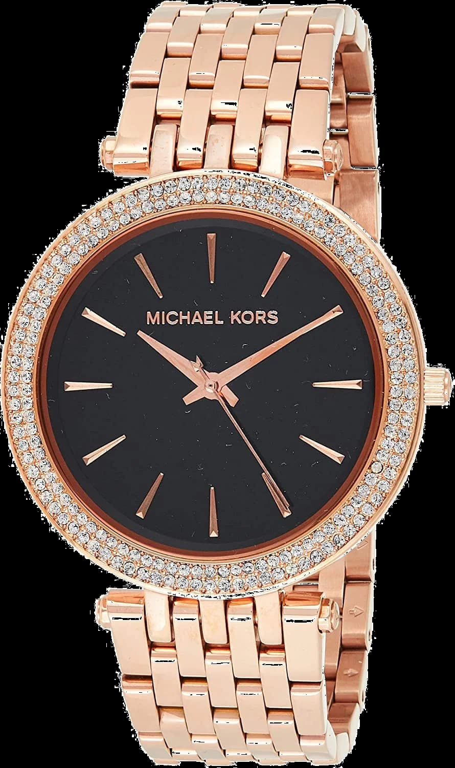Montre Michael Kors MK3402 au cadran or rose et index dorés, style chic et féminin