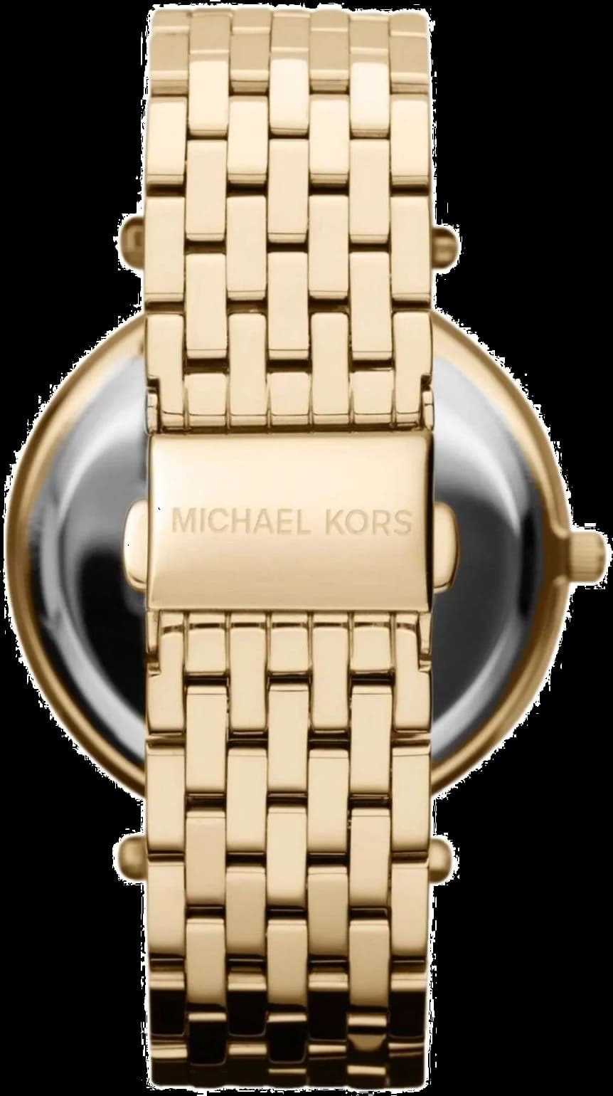 Montre Michael Kors MK3406 en Acier Doré et Cadran Bleu Nuit vue 2