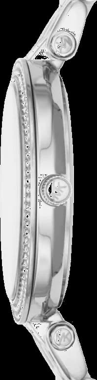 Cadran Michael Kors MK3429 minimaliste aux index bâtons et aiguilles dauphine, sans date