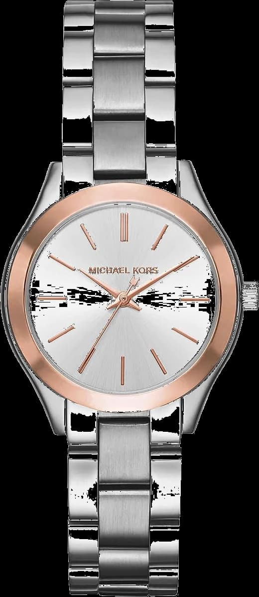 Montre Michael Kors MK3514 au cadran doré et bracelet acier bicolore pour femme