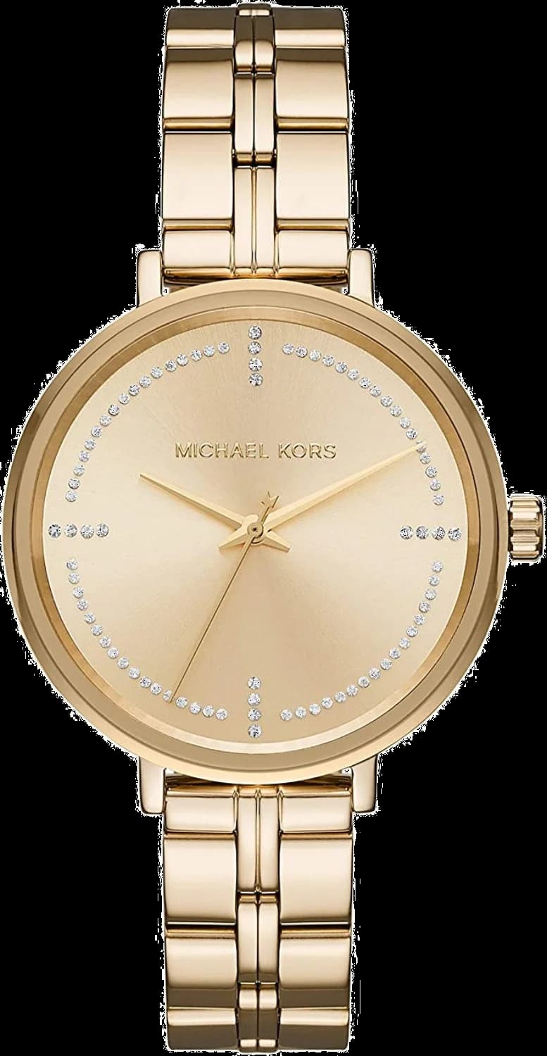 Montre Michael Kors MK3792 avec cadran or et acier, style élégant et raffiné pour femme