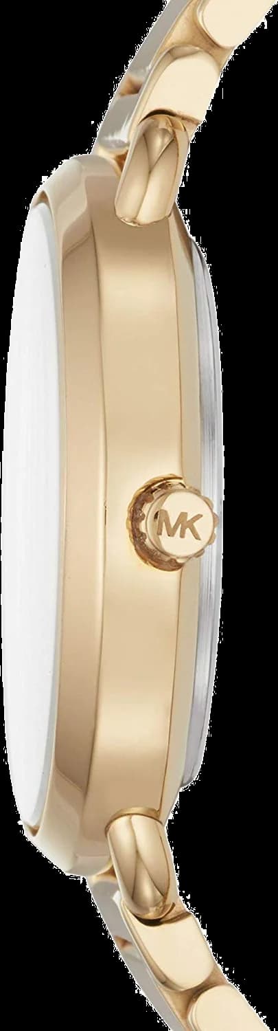 Montre Michael Kors MK3838 en Acier Doré Jaune avec Petite Seconde vue 3