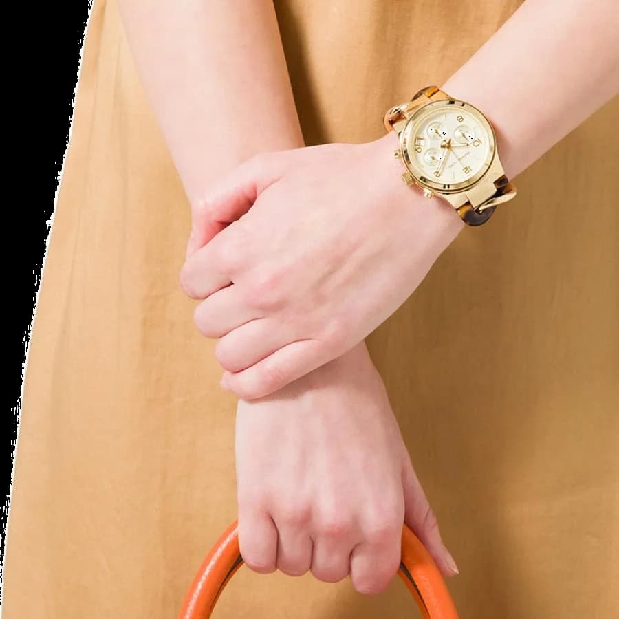 Montre Michael Kors MK4222 Runway bracelet twist écaille de tortue vue 5