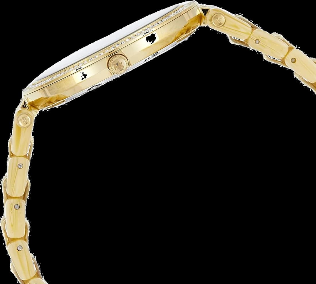 Montre Michael Kors MK4325 Bracelet Bi-matière Acétate et Acier Doré vue 2