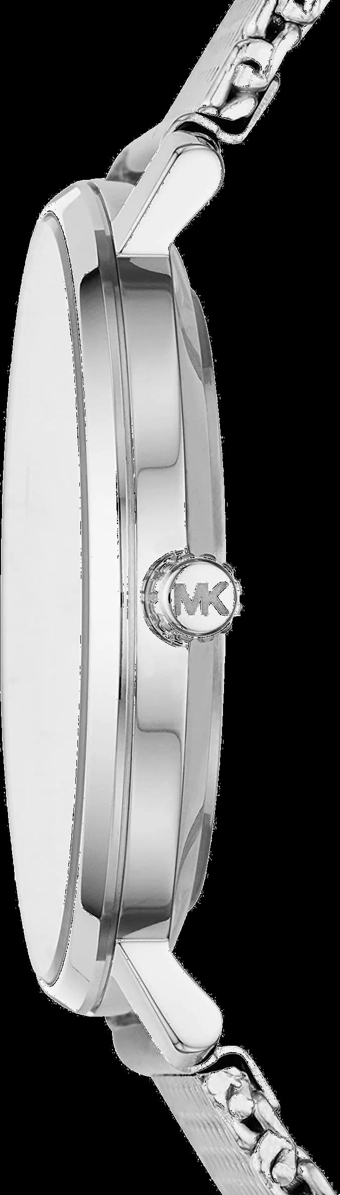 Cadran Michael Kors MK4338 avec index dorés et aiguilles fines, design épuré et élégant