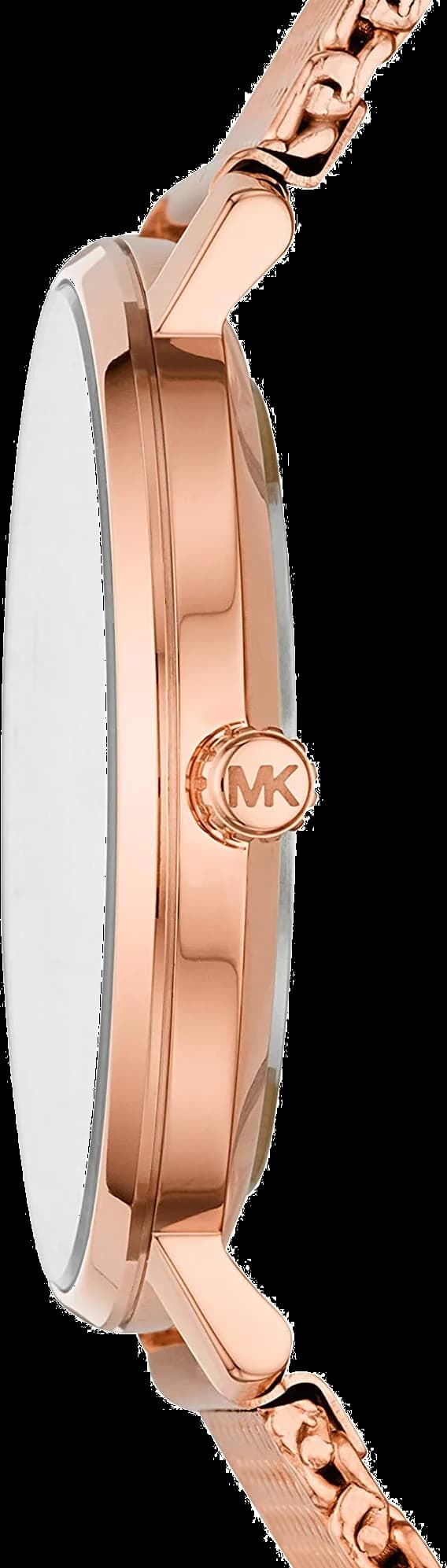 Profil de la montre Michael Kors MK4340, boîtier or rose