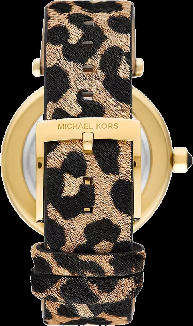Montre Michael Kors MK4723 Parker Bracelet Motif Léopard et Boîtier Doré vue 2