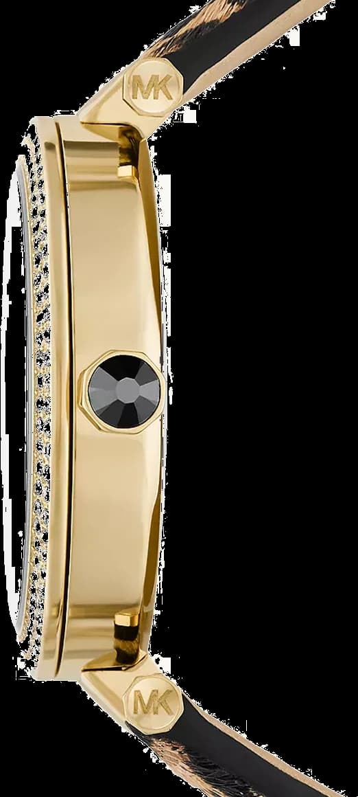 Montre Michael Kors MK4723 Parker Bracelet Motif Léopard et Boîtier Doré vue 3
