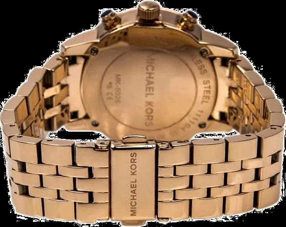 Montre Michael Kors MK5026 en Acier Inoxydable Or Rose vue 2