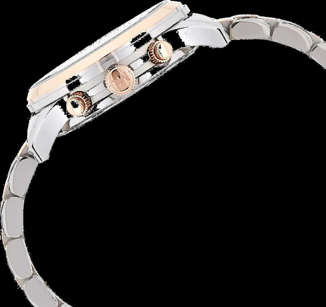 Montre Femme Michael Kors Runway MK5315 Chronomètre bicolore argent or rose vue 2