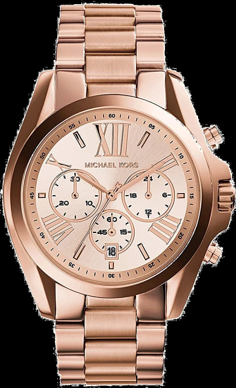 Montre Michael Kors MK5503 avec cadran blanc nacré, index dorés et acier bicolore pour un style chic et raffiné