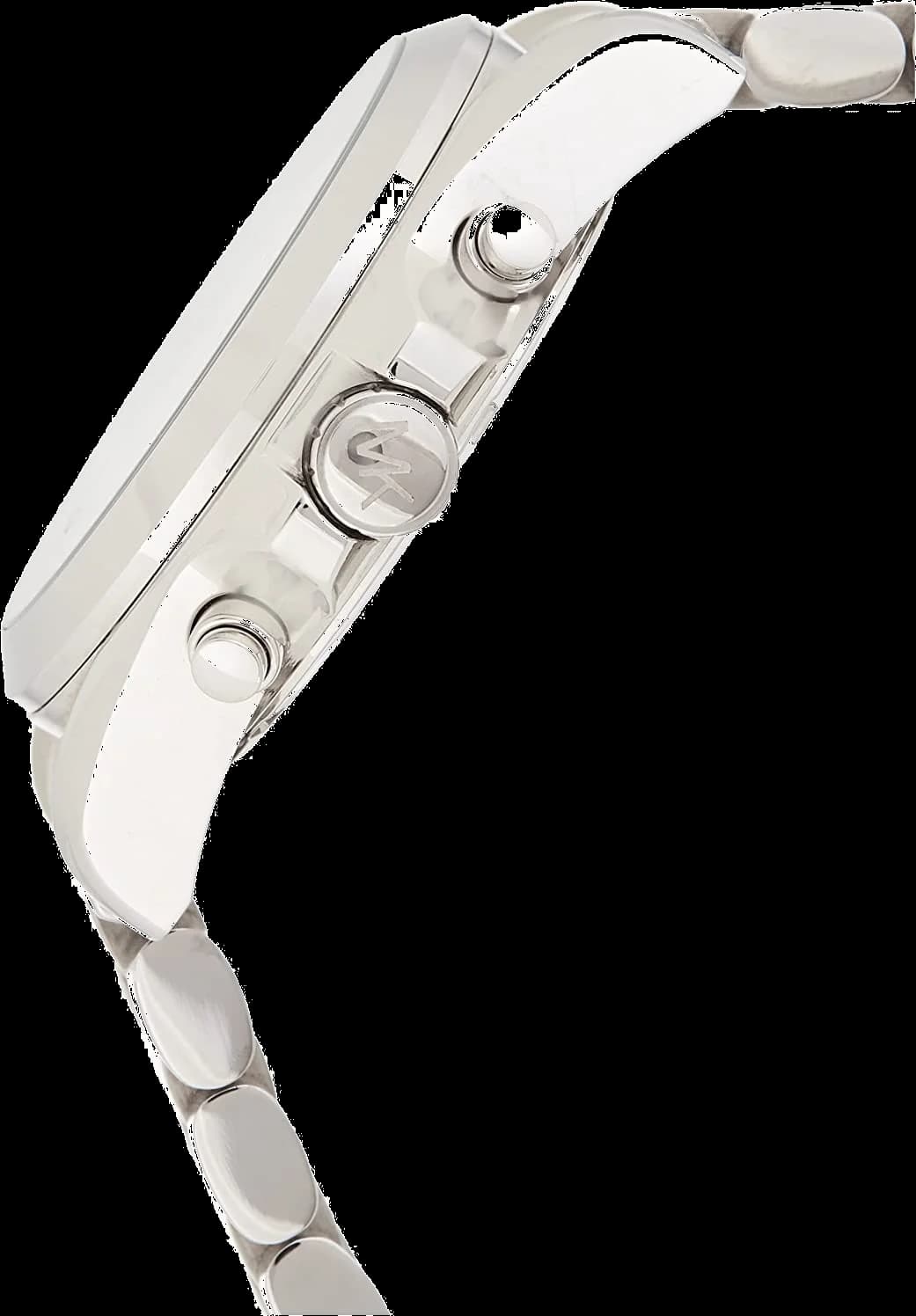 Cadran Michael Kors MK5535 aux index bâtons dorés, aiguilles dauphine, date à 4h, design raffiné
