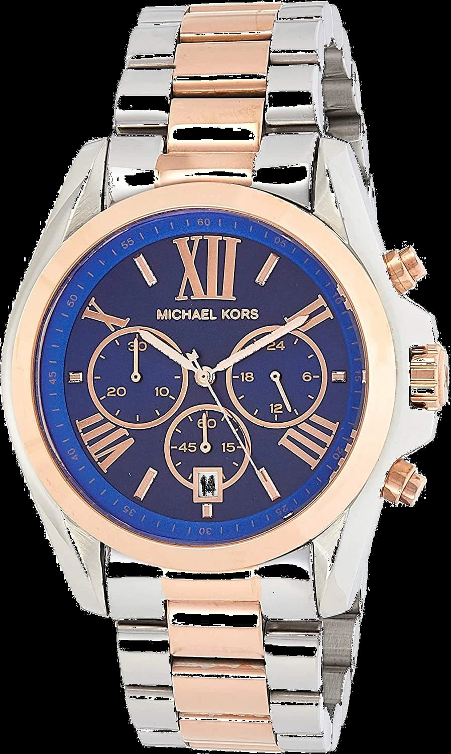 Montre Michael Kors MK5606 avec cadran blanc nacré et index dorés, style élégant et raffiné