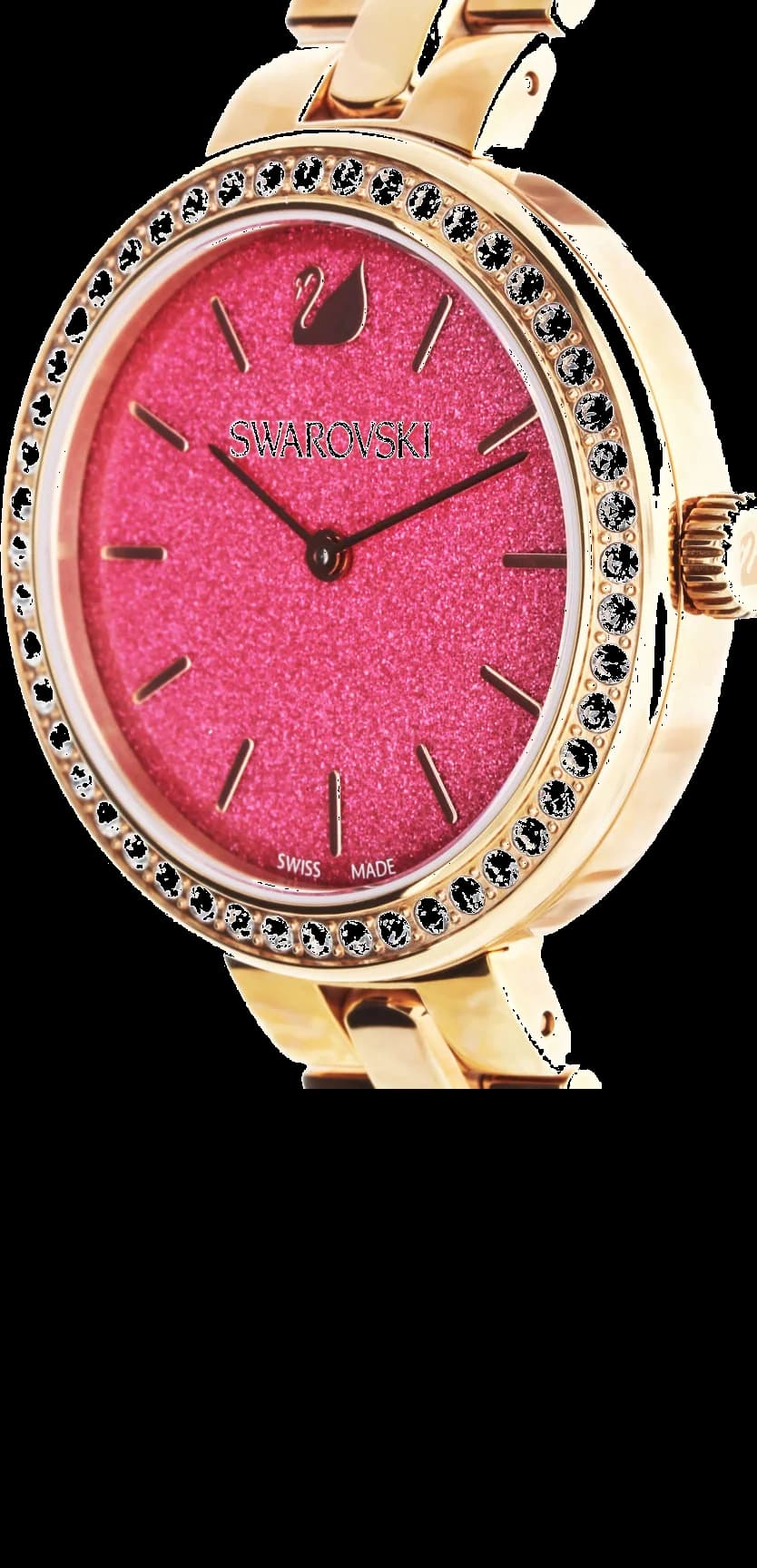 Bracelet Michael Kors MK5735 en acier tricolore or, argent et or rose, maillons alternés, fermoir déployant