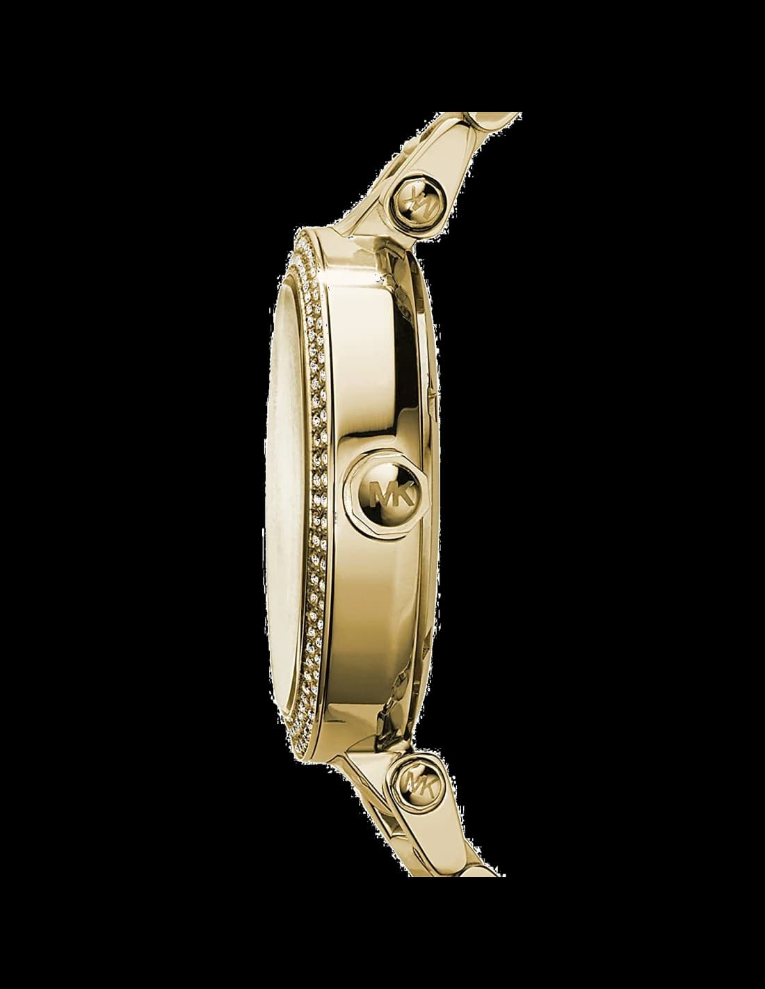 Montre Michael Kors MK5784 Parker Chronographe en Acier Doré et Cristaux vue 2