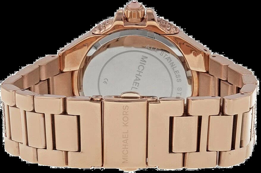 Montre Michael Kors MK5862 femme détail cadran or rose