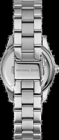 Cadran Michael Kors MK6051 avec index bâtons et aiguilles lumineuses, design épuré et lisible