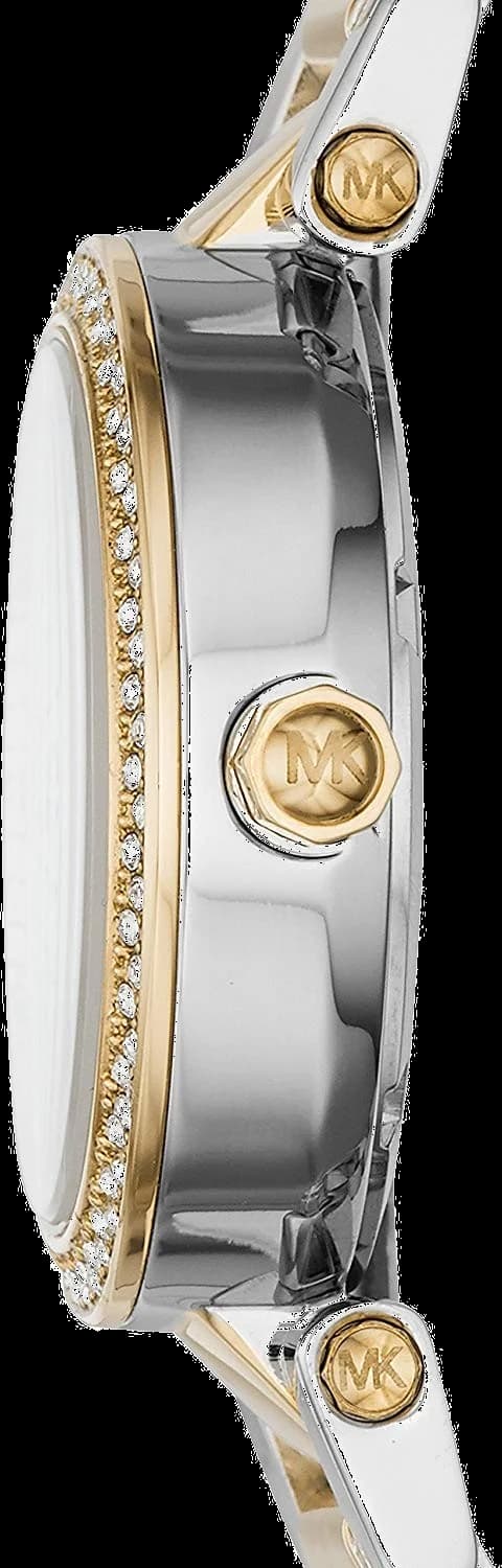 Bracelet Michael Kors MK6055 en acier bicolore or et argent avec fermoir déployant