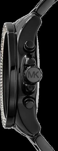Cadran Michael Kors MK6059 avec index à cristaux et aiguilles dorées, élégance féminine raffinée