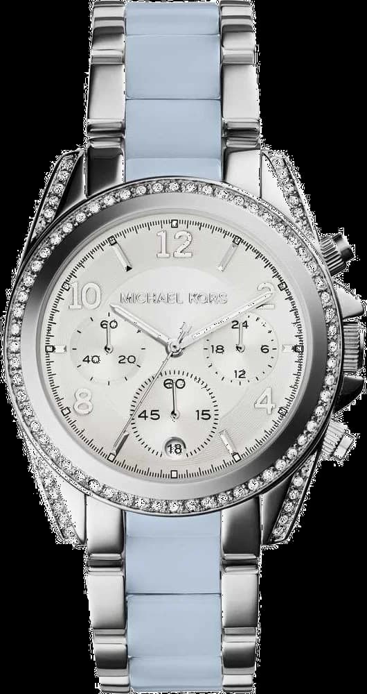 Montre Michael Kors Blair MK6137 Bracelet en acétate bleu et acier