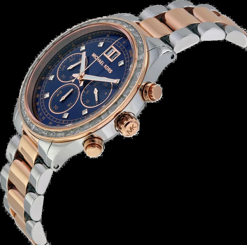 Montre Michael Kors MK6205 Brinkley en Acier Argenté Bi-ton vue 2