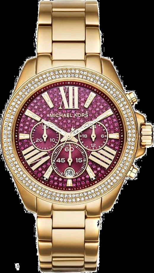 Montre Michael Kors MK6290 Wren Pavée de Cristaux Finition Or