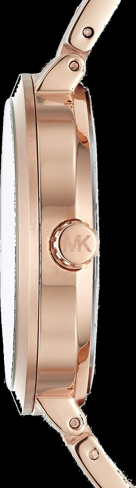 Montre Michael Kors MK6409 au cadran or rose et finitions brillantes, style chic et féminin