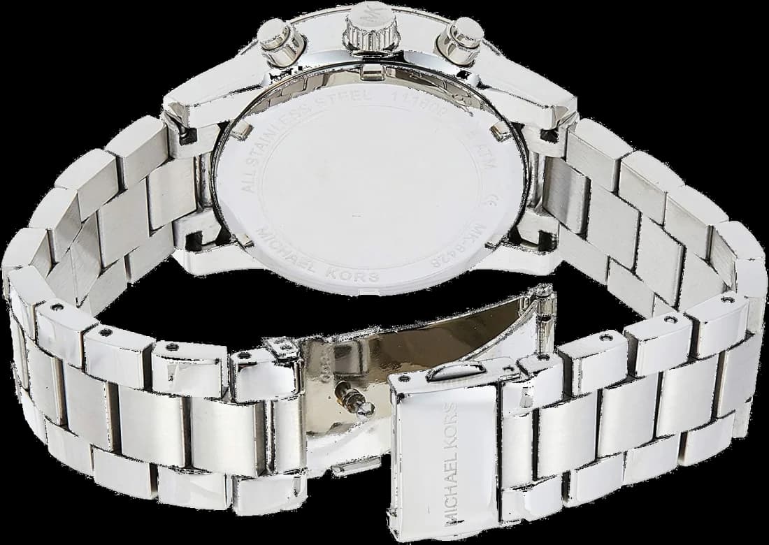 Bracelet Michael Kors MK6428 en acier inoxydable à maillons, finition polie élégante et ajustable