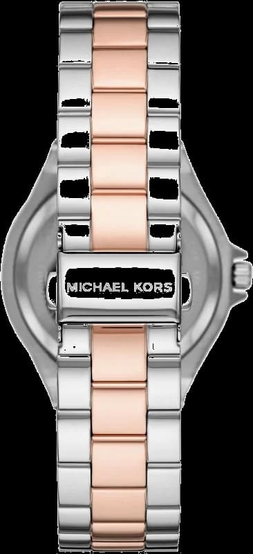Cadran Michael Kors MK6989 avec index bâtons et aiguilles dorés, date à 3h