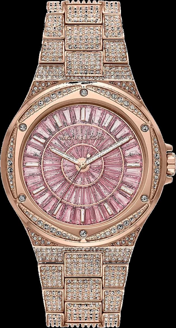 Montre Michael Kors MK6992 au cadran blanc serti de cristaux, design élégant et raffiné