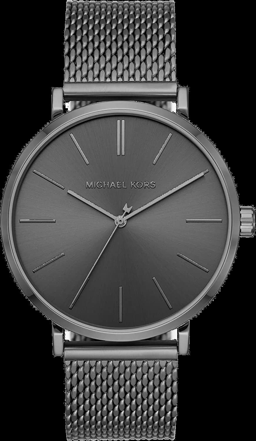 Montre Michael Kors MK7151 avec cadran blanc et index dorés, style élégant et raffiné