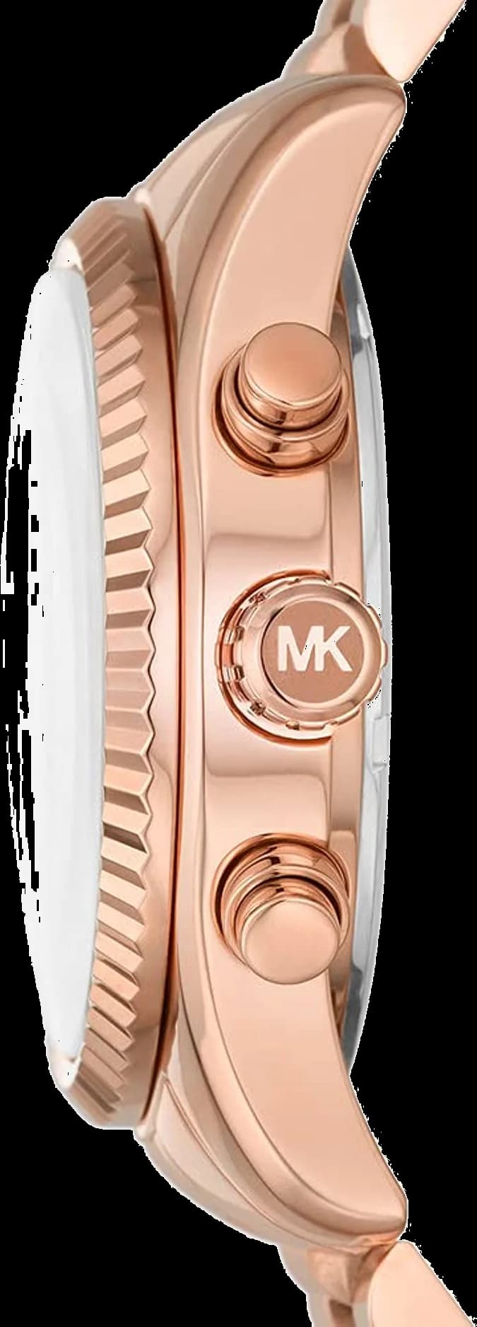 Montre Michael Kors Lexington MK7217 bracelet en acier or rose vue 2